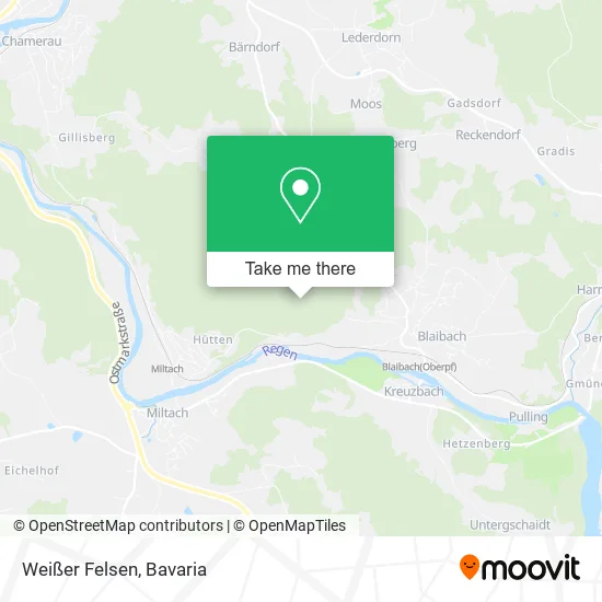 Карта Weißer Felsen