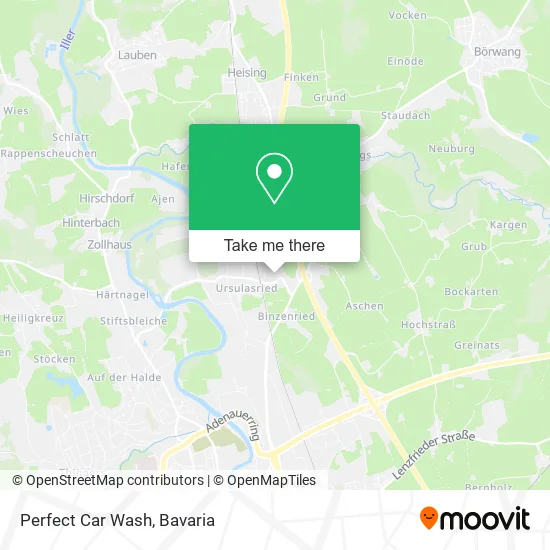 Карта Perfect Car Wash