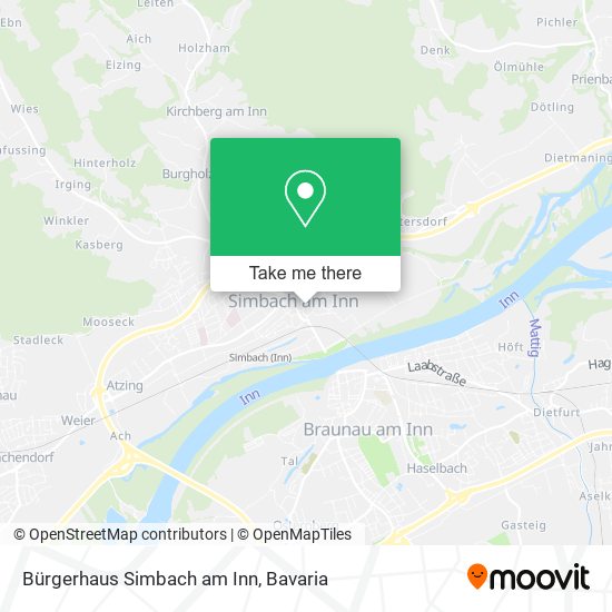Bürgerhaus Simbach am Inn map