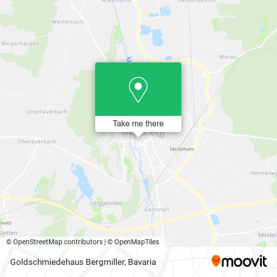 Goldschmiedehaus Bergmiller map
