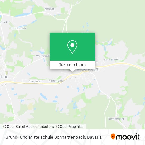 Grund- Und Mittelschule Schnaittenbach map