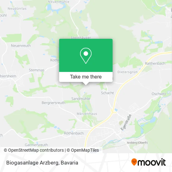 Карта Biogasanlage Arzberg