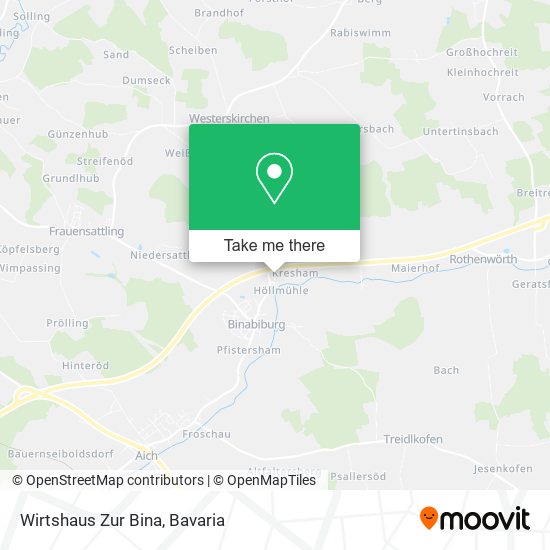 Wirtshaus Zur Bina map