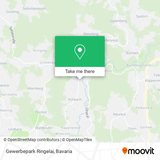 Карта Gewerbepark Ringelai