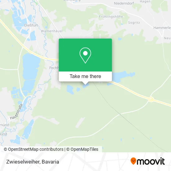 Карта Zwieselweiher