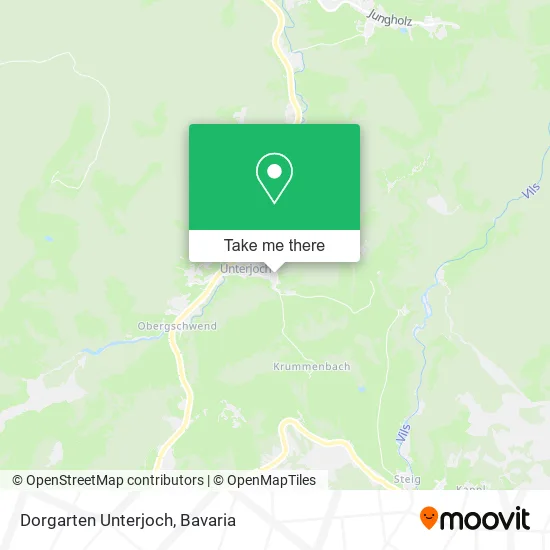 Карта Dorgarten Unterjoch