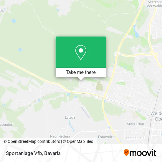 Карта Sportanlage Vfb