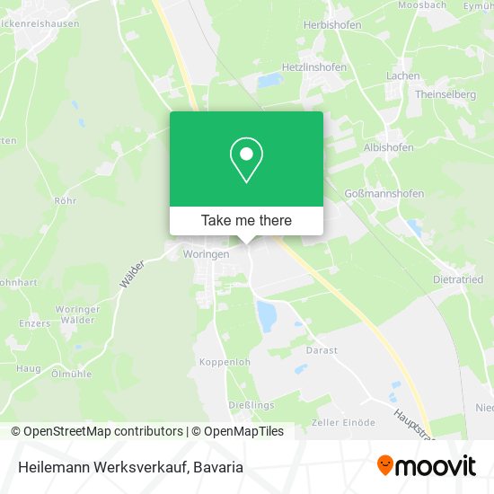 Heilemann Werksverkauf map