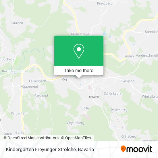 Kindergarten Freyunger Strolche map