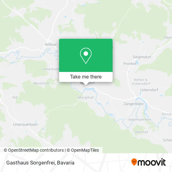 Карта Gasthaus Sorgenfrei