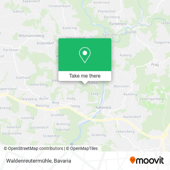 Waldenreutermühle map