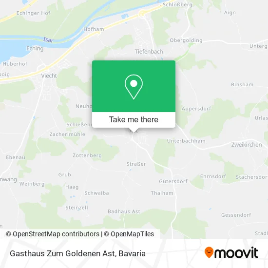 Карта Gasthaus Zum Goldenen Ast