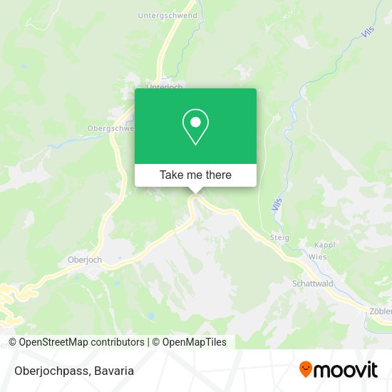 Карта Oberjochpass