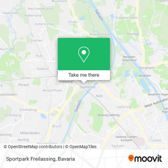 Sportpark Freilassing map