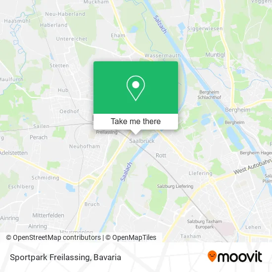 Карта Sportpark Freilassing