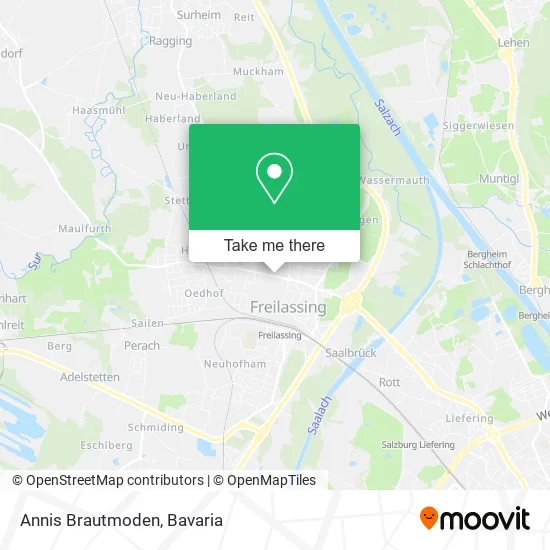 Карта Annis Brautmoden