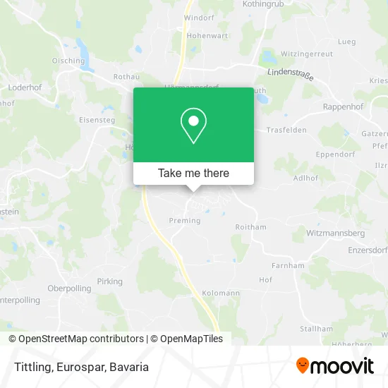 Карта Tittling, Eurospar