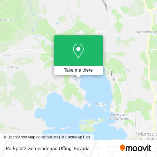 Карта Parkplatz Gemeindebad Uffing