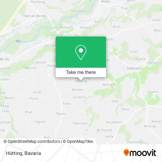 Карта Hütting