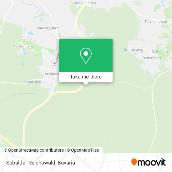 Карта Sebalder Reichswald