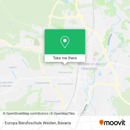Europa Berufsschule Weiden map