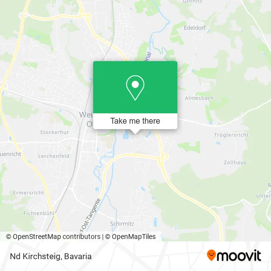 Карта Nd Kirchsteig