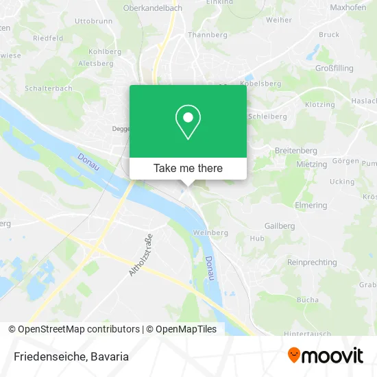 Карта Friedenseiche