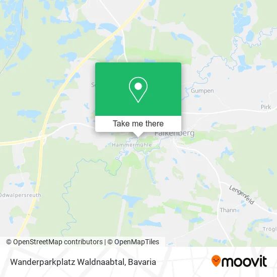 Карта Wanderparkplatz Waldnaabtal