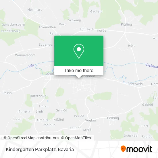 Карта Kindergarten Parkplatz