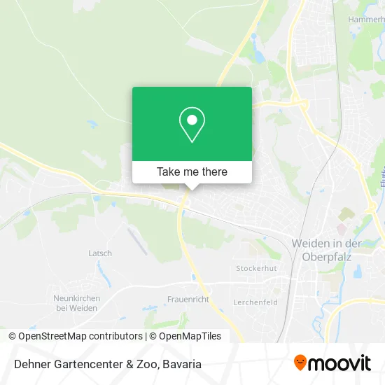 Карта Dehner Gartencenter & Zoo