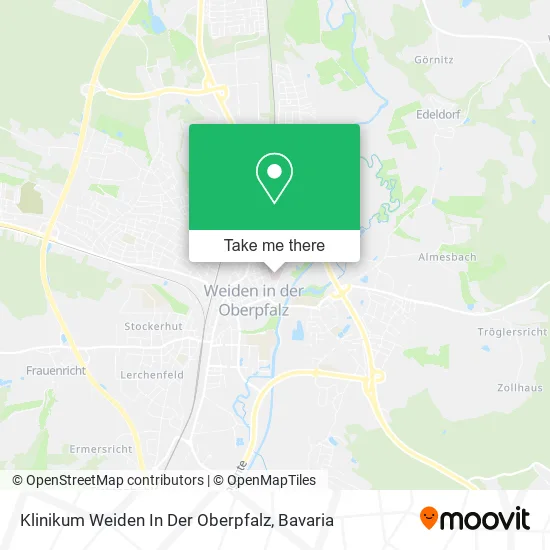 Карта Klinikum Weiden In Der Oberpfalz