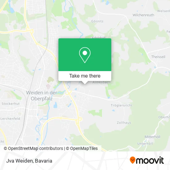 Карта Jva Weiden