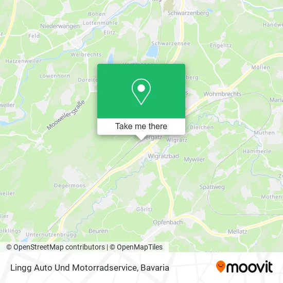Карта Lingg Auto Und Motorradservice