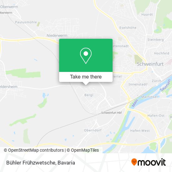 Bühler Frühzwetsche map