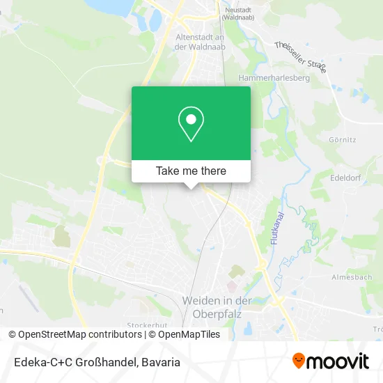 Карта Edeka-C+C Großhandel