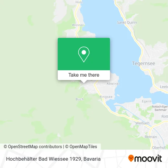 Карта Hochbehälter Bad Wiessee 1929