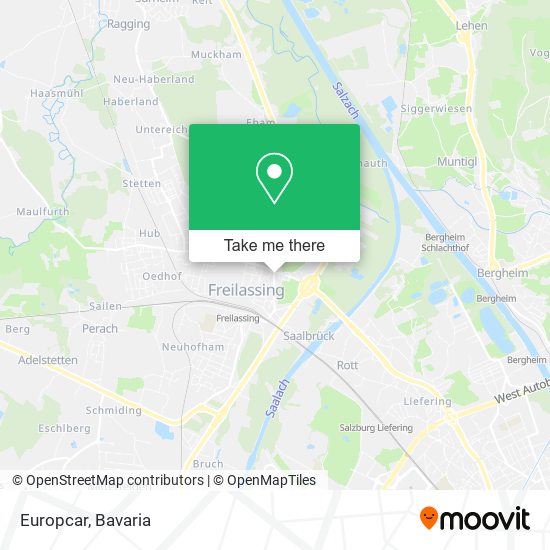 Europcar map