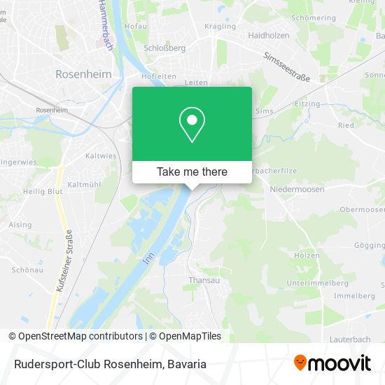 Rudersport-Club Rosenheim map