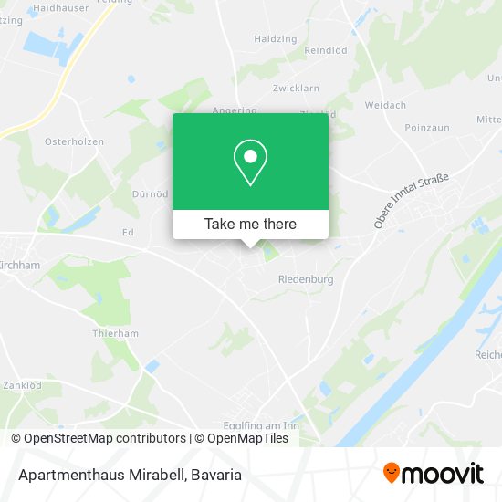 Apartmenthaus Mirabell map