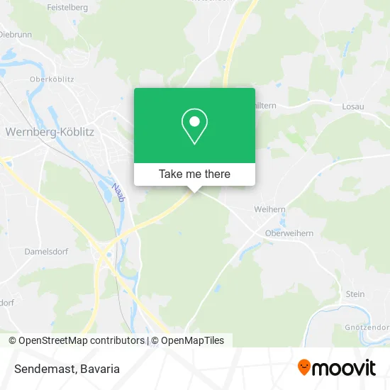 Карта Sendemast