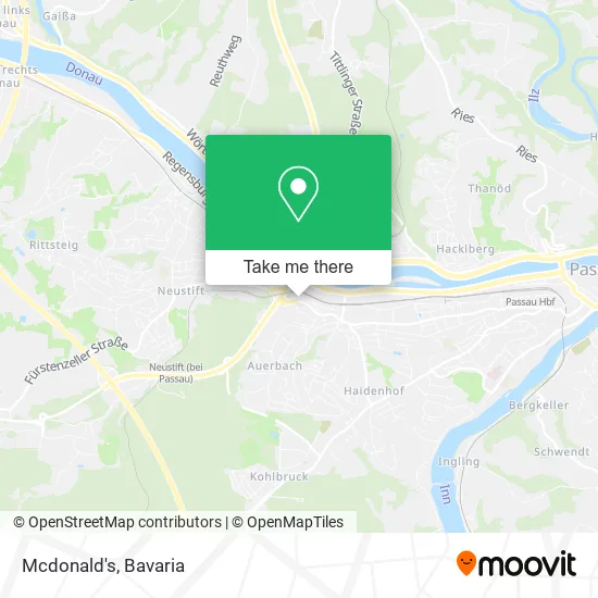 Карта Mcdonald's