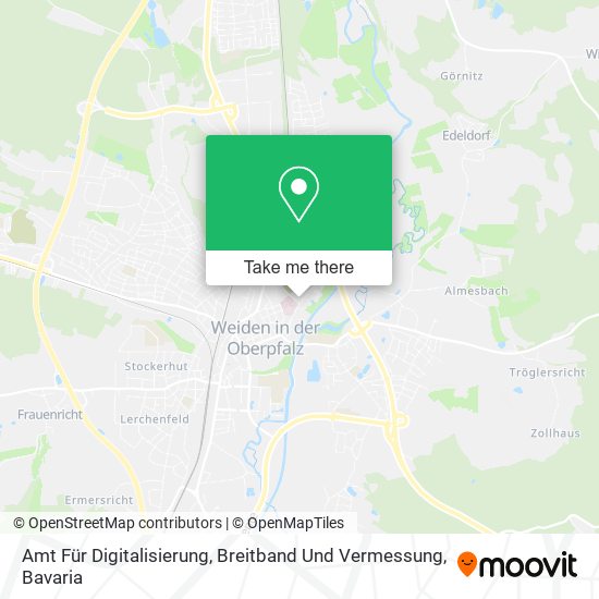 Карта Amt Für Digitalisierung, Breitband Und Vermessung