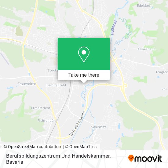 Berufsbildungszentrum Und Handelskammer map