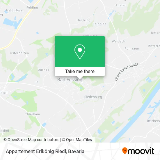 Appartement Erlkönig Riedl map
