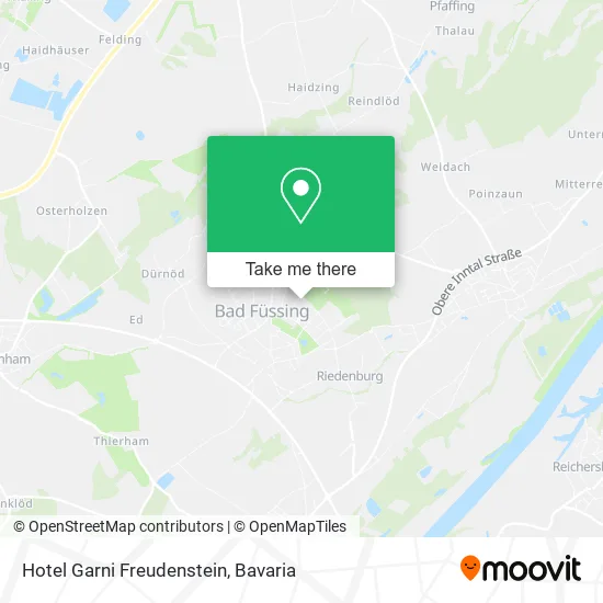 Карта Hotel Garni Freudenstein