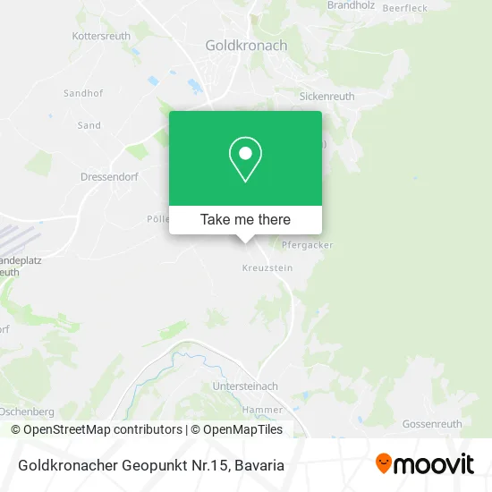 Карта Goldkronacher Geopunkt Nr.15