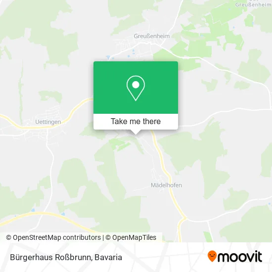 Карта Bürgerhaus Roßbrunn