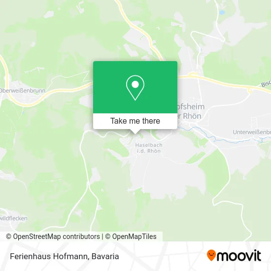 Карта Ferienhaus Hofmann