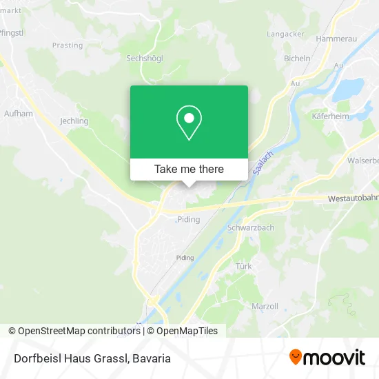 Карта Dorfbeisl Haus Grassl
