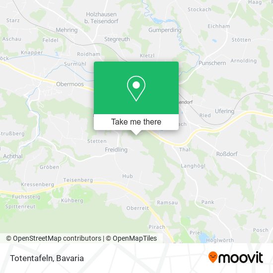 Карта Totentafeln